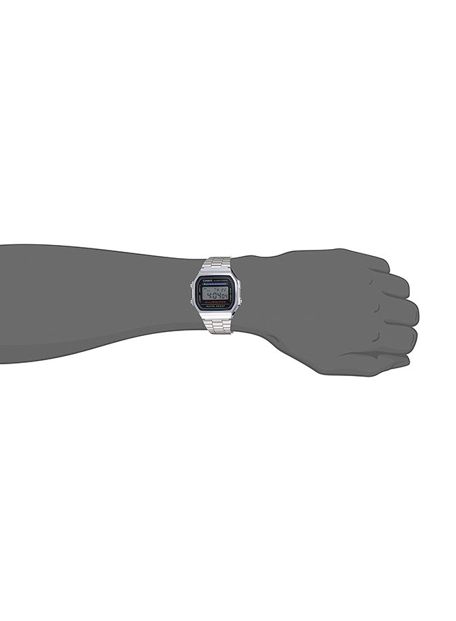 CASIO Men's Stainless Steel Digital Wrist Watch A168WA-1WDF  Silver  - Image 3
