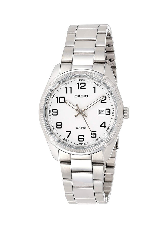 CASIO Women's Stainless Steel Digital Quartz Watch MTP-1302D-7BVDF - 31 mm - Silver - Image 1
