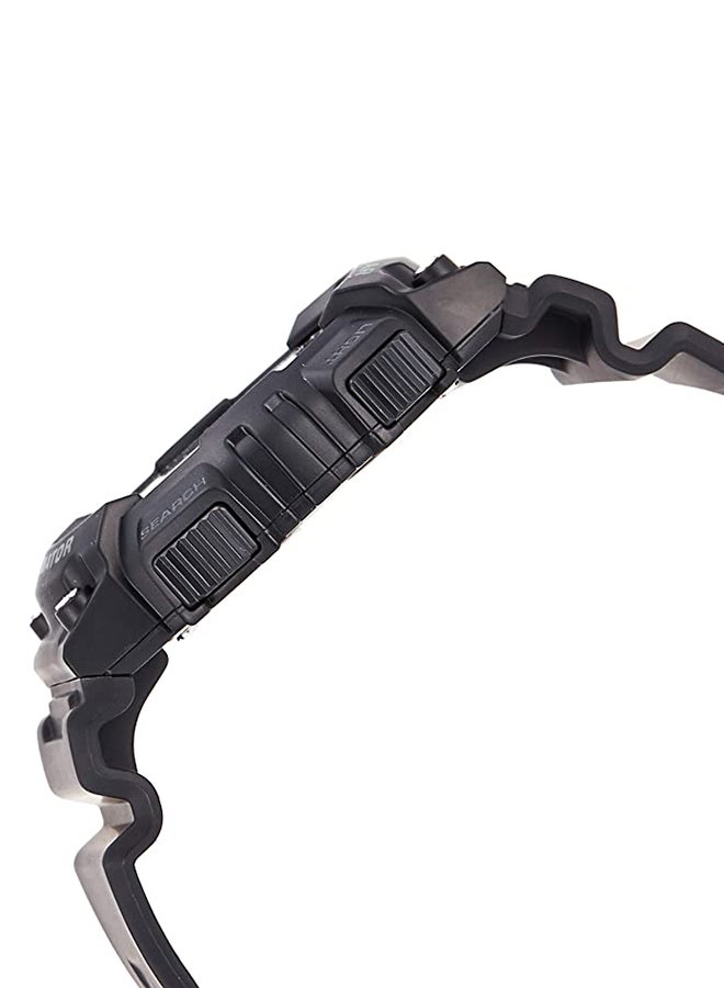 كاسيو ساعة يد رقمية مقاومة للماء بسوار من البلاستيك طراز AQ-S810W-1A2VDF - مقاس 39 مم - لون أسود للرجال - Image 3