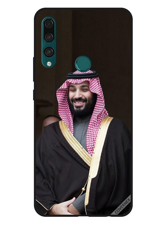 كوفرنيكس غطاء حماية واقٍ لهاتف هواوي Y9 برايم 2019 صورة الأمير محمد بن سلمان يبتسم - Image 1
