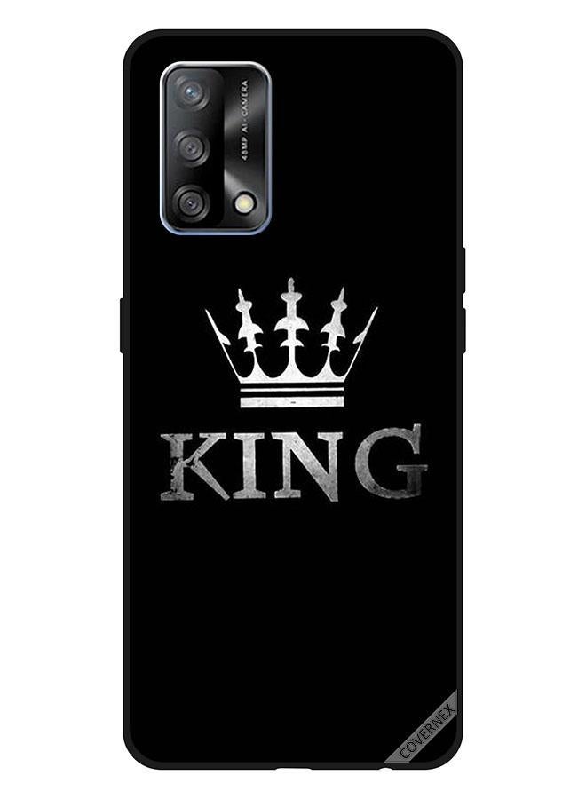 Covernex Oppo A74/F19 4G Protective Case Cover Printed Featuring King DESIGN_0161 - Image 1