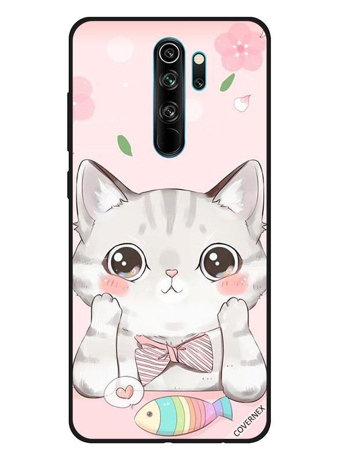 Covernex Xiaomi Redmi Note 8 Pro Protective Case Cover Printed Featuring Cat Fish DESIGN_0057 - Image 1