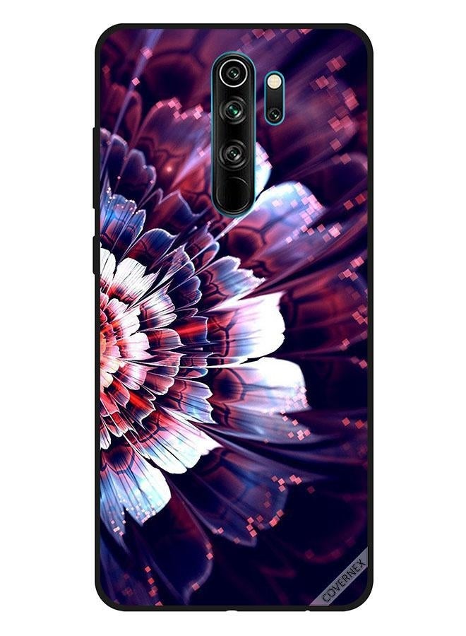 Covernex Protective Case Cover For Xiaomi Redmi Note 8 Pro Reflected Big Flower On Left Side  - Image 1