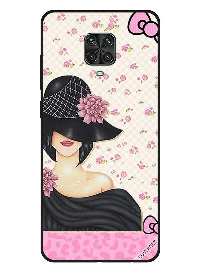 Covernex Protective Case Cover For Xiaomi Redmi Note 9S/9 Pro Black Hat Girl  - Image 1