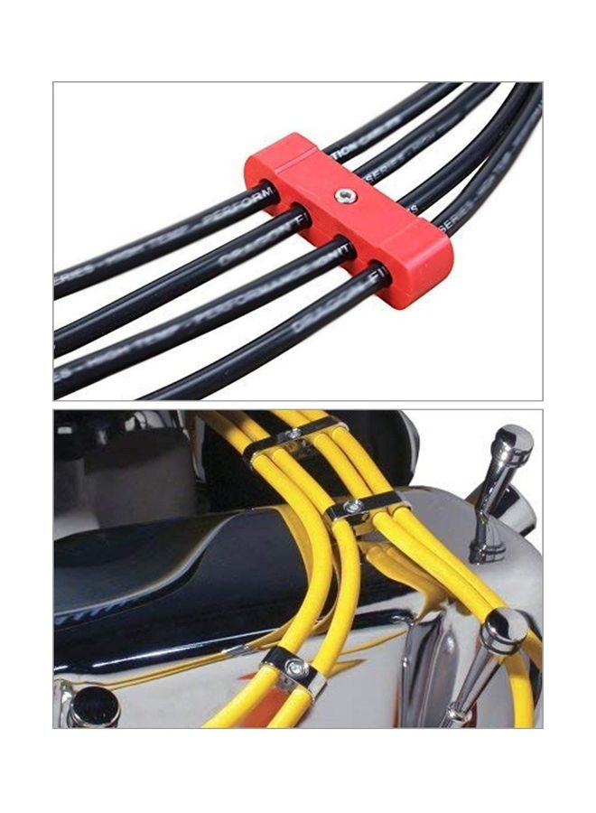 Generic SBC 350 Spark Plug Wire Separators Dividers Looms Kit  - Image 3