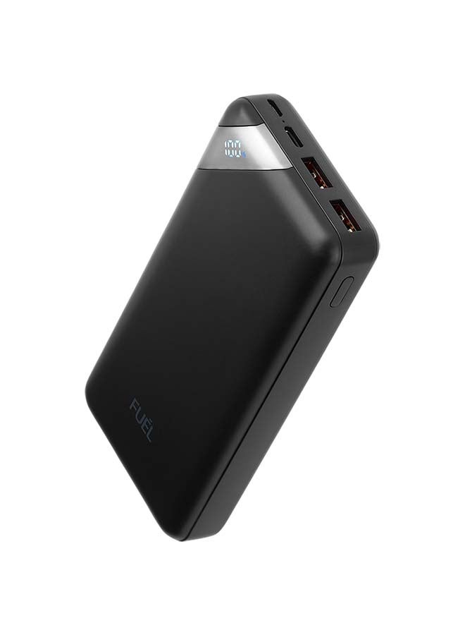 CASE-MATE Fuel Power Bank 20000mAh - 1x IN/OUT USB-C, 1x Micro-USB & 2x USB-A PD 18W Black  - Image 1