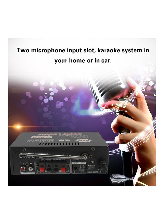 Generic - Mini 2CH LCD Display HIFI Audio Stereo Power Amplifier - Image 1