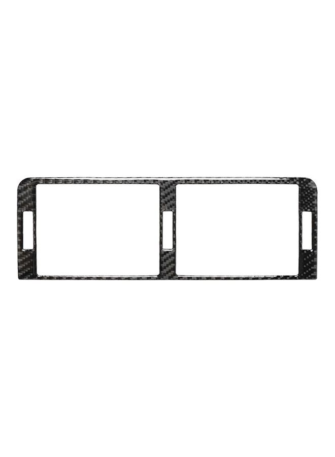 Generic Carbon Fiber Car Center Consoles A/C Vent Outlet Panel Sticker For BMW 3 Series E46 (1998-2005) - Image 1