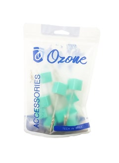 O Ozone 10-Piece Photo Memo Clip Resin Stand for Fujifilm Instax Mini Film Photos / Notes / Business Card / Message Bar / Postcard Green  - Image 3