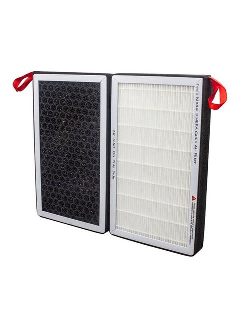 Car Air Filter HEPA Cabin With Activated Carbon Replacement For Tesla Model 3