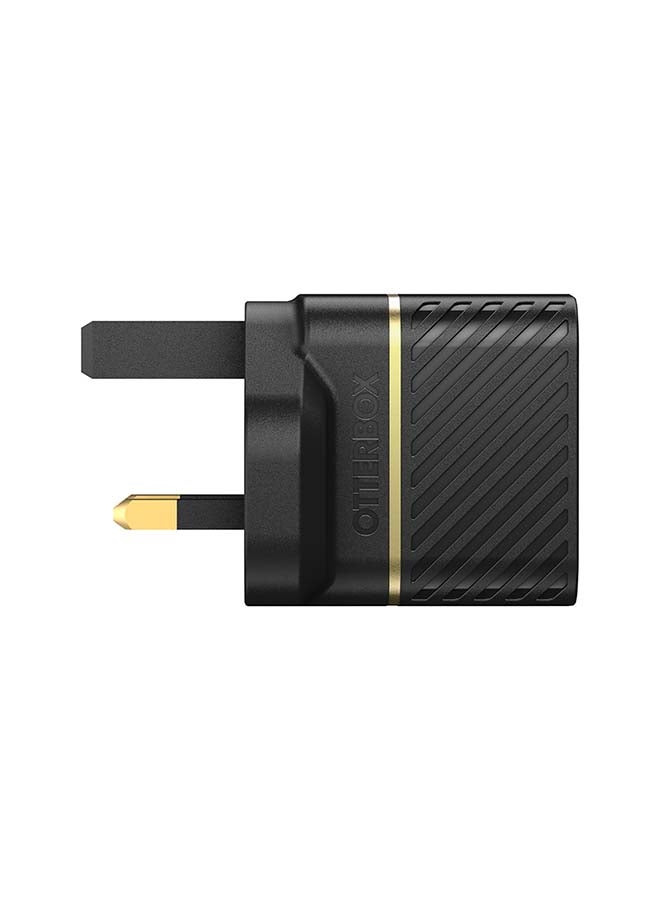 Otterbox Rugged Fast Compact Wall Charger UK Plug 30W For USB C Devices Black - Image 3