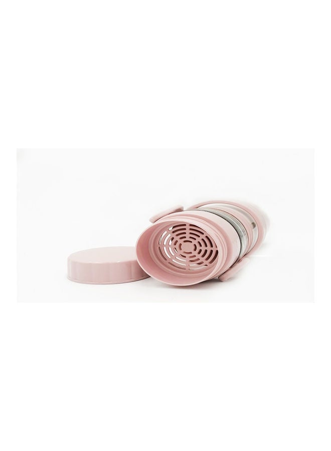 Double Wall Water Bottle With Hand Holder Pink - Image 3