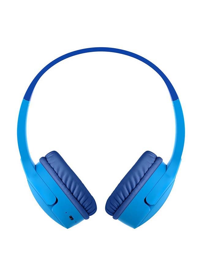belkin Soundform Kids On Ear Wireless Headphones (With Built In Microphone, Girls And Boys For Online Learning, School, Travel, Compatible With Iphones, Ipads, Galaxy And More) Blue  - Image 2