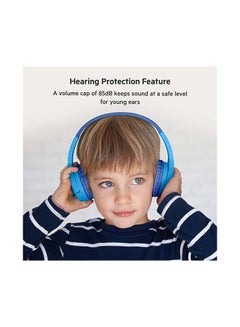 belkin Soundform Kids On Ear Wireless Headphones (With Built In Microphone, Girls And Boys For Online Learning, School, Travel, Compatible With Iphones, Ipads, Galaxy And More) Blue  - Image 5