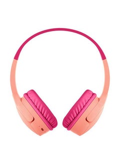 belkin SoundForm Kids On Ear Wireless Headphones (with Built in Microphone, Girls and Boys For Online Learning, School, Travel, Compatible with iPhones, iPads, Galaxy and more) Pink  - Image 2
