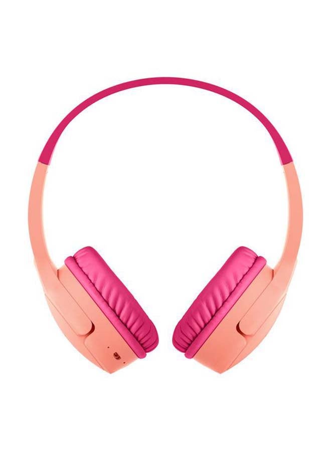 belkin SoundForm Kids On Ear Wireless Headphones (with Built in Microphone, Girls and Boys For Online Learning, School, Travel, Compatible with iPhones, iPads, Galaxy and more) Pink  - Image 2