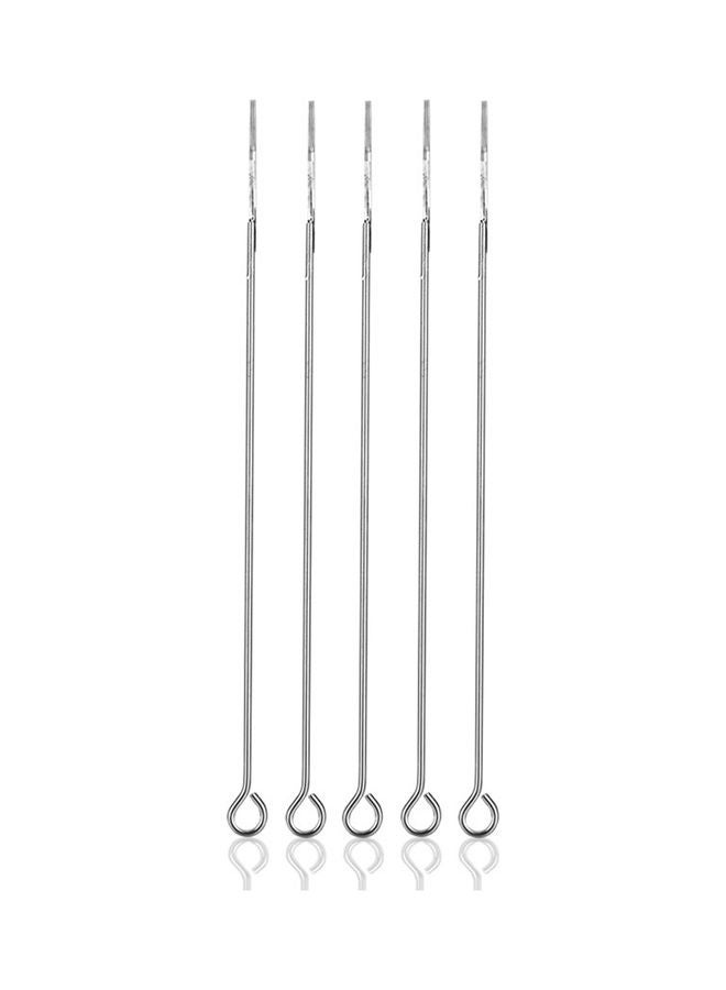 Generic 50-Piece 9RS Disposable Sterilized Permanent Needles for Tattoo Machine Gun Silver  - Image 2