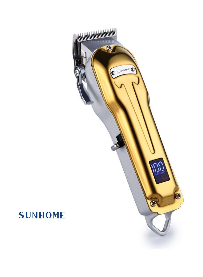 Professional Rechargeable Electric Hair Clipper Gold/Silver - v1630221516/N50525341A_1