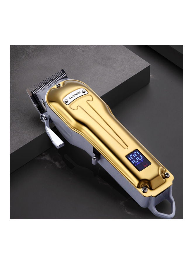 Professional Rechargeable Electric Hair Clipper Gold/Silver - v1630221516/N50525341A_6