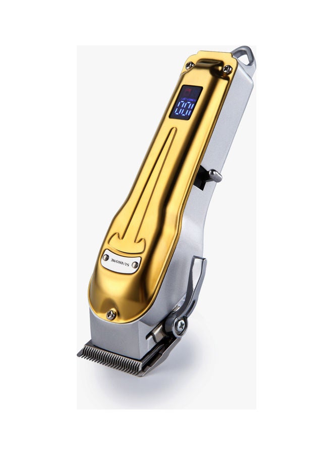 Professional Rechargeable Electric Hair Clipper Gold/Silver - v1630221516/N50525341A_7