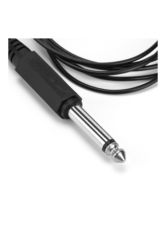 مجموعة خطاطيف بمشبك لكابل واجهة RCA لماكينة التاتو. أسود - Image 4