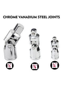 Generic 3-Piece Universal Joint Air Impact Socket Set  - Image 5