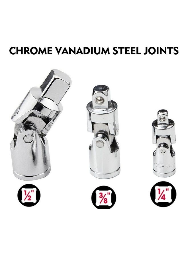 Generic 3-Piece Universal Joint Air Impact Socket Set  - Image 5