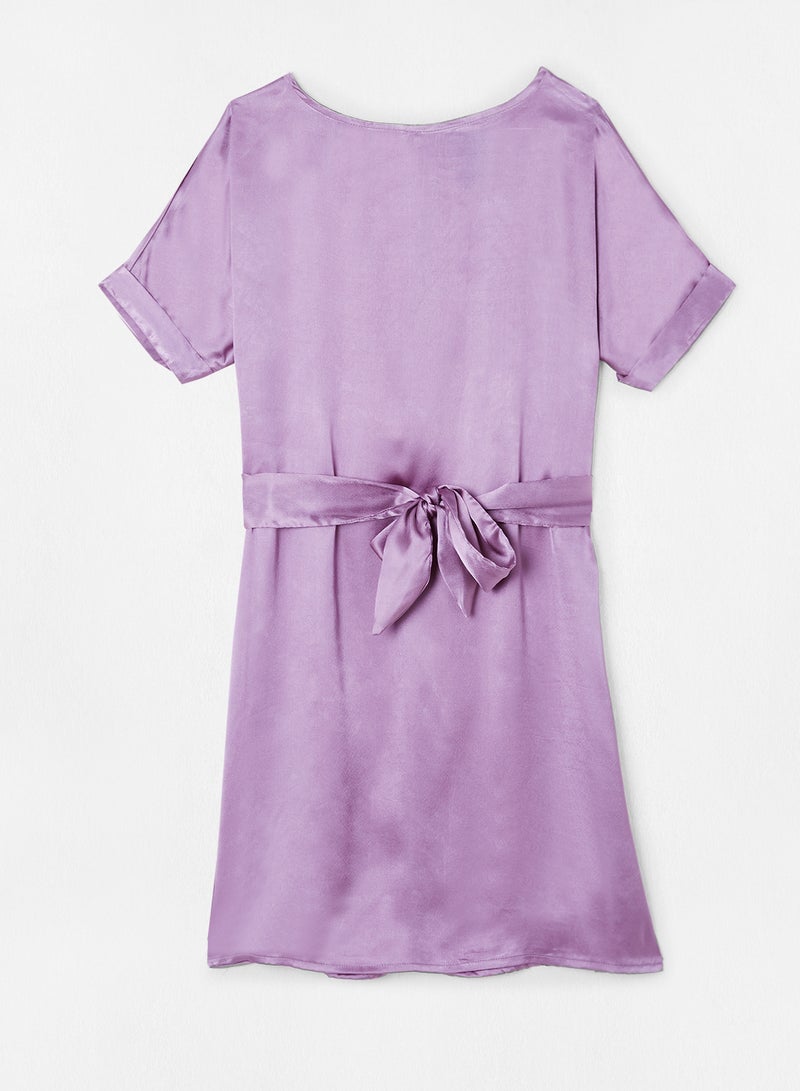 Aila Casual Stylish Dress Purple  - Image 1