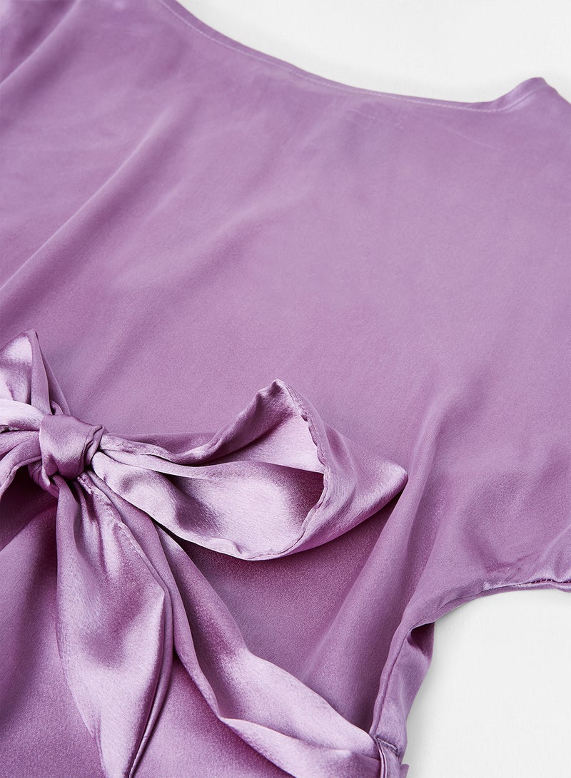 Aila Casual Stylish Dress Purple  - Image 3