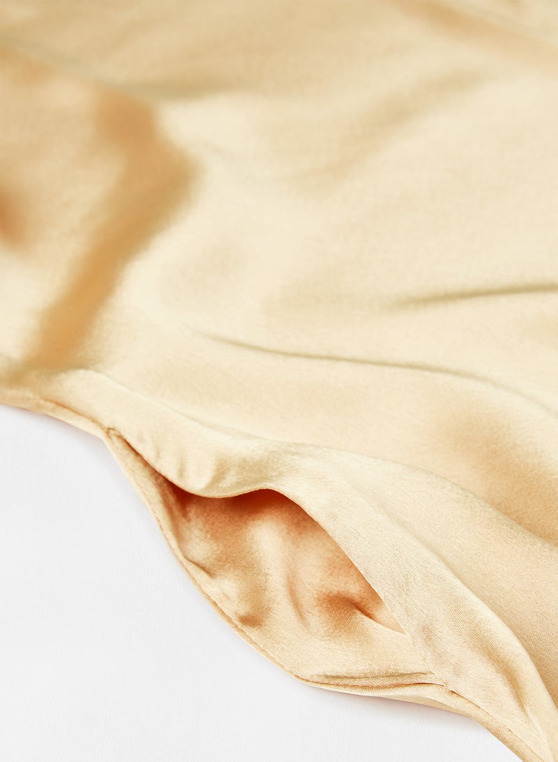 Aila Casual Dress Golden Beige  - Image 4