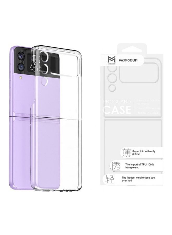 MARGOUN Protective Case Cover for Samsung Galaxy Z Flip3 5G clear - Image 3
