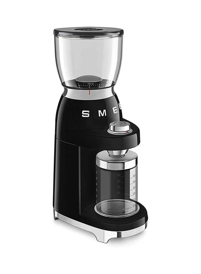 سميج مطحنة قهوة طراز ريترو 50's، 8 وظائف للقهوة، تصل إلى 12 كوبًا 0 L 150 W CGF01BLUK أسود  - Image 4