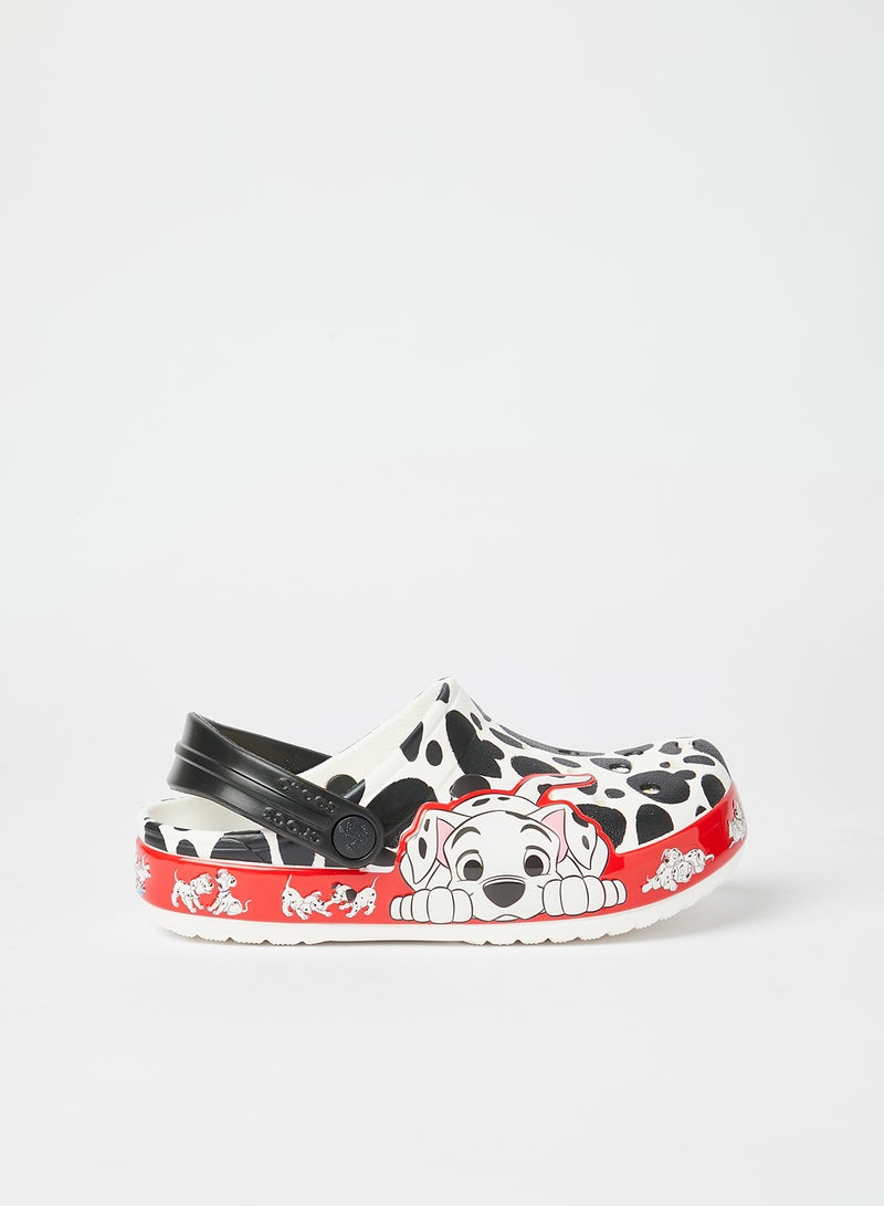 crocs Baby/Kids Fun Lab 101 Dalmatians Clogs White/Black  - Image 1