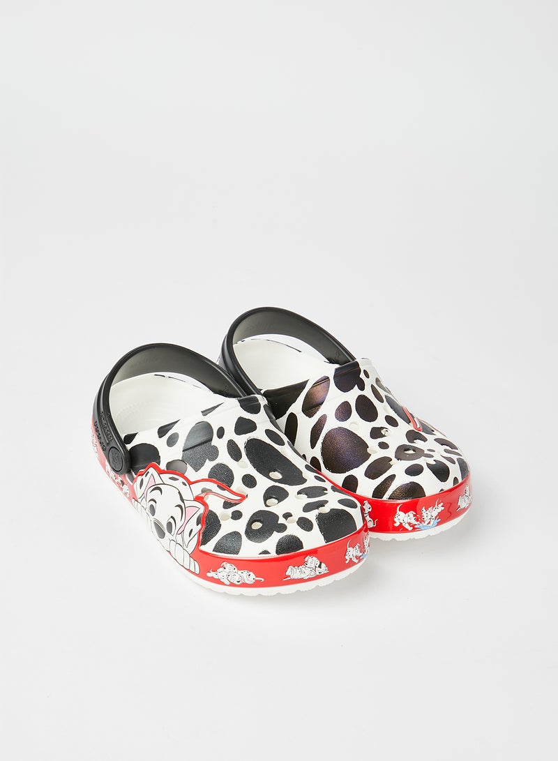 crocs Baby/Kids Fun Lab 101 Dalmatians Clogs White/Black  - Image 2