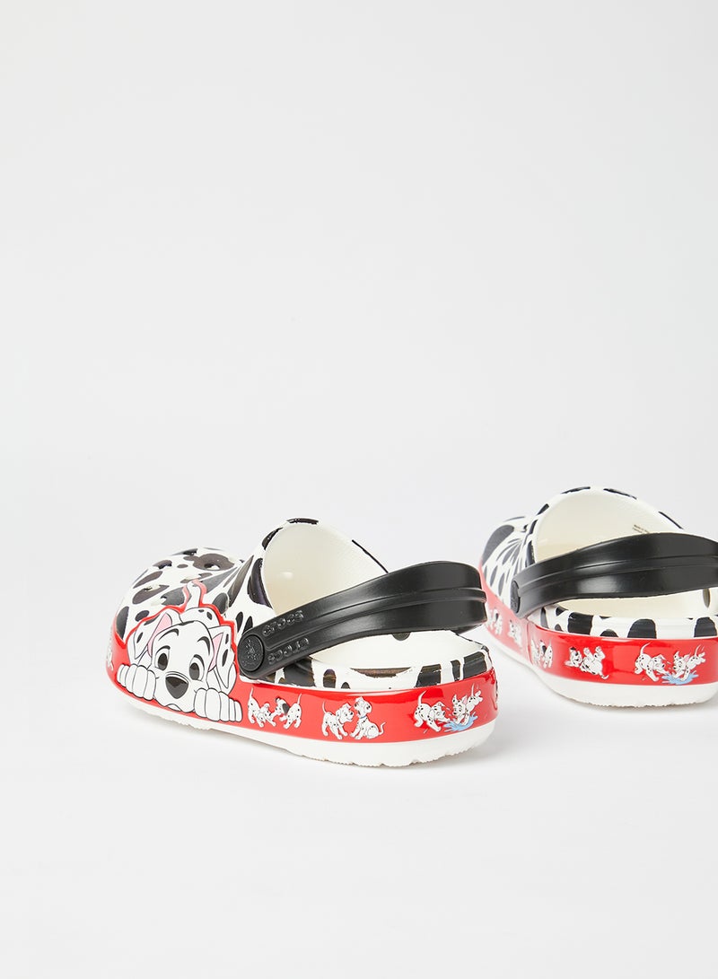 crocs Baby/Kids Fun Lab 101 Dalmatians Clogs White/Black  - Image 3