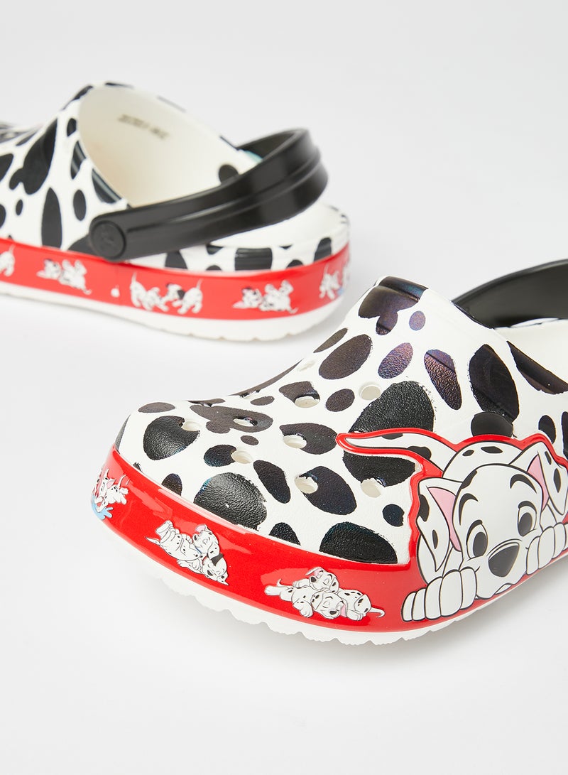 crocs Baby/Kids Fun Lab 101 Dalmatians Clogs White/Black  - Image 4