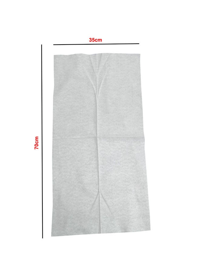 HK 180-Piece Disposable Towel Set White 35X70cm - Image 2