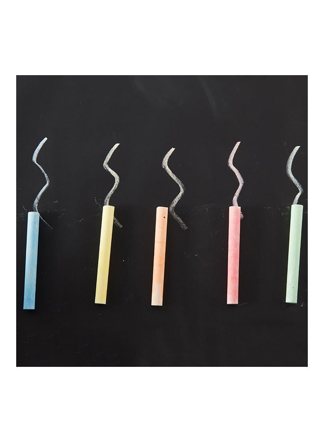 100 Sticks Dustless Drawing Painting Art Colorful Chalk School Office Supplies White - Image 2