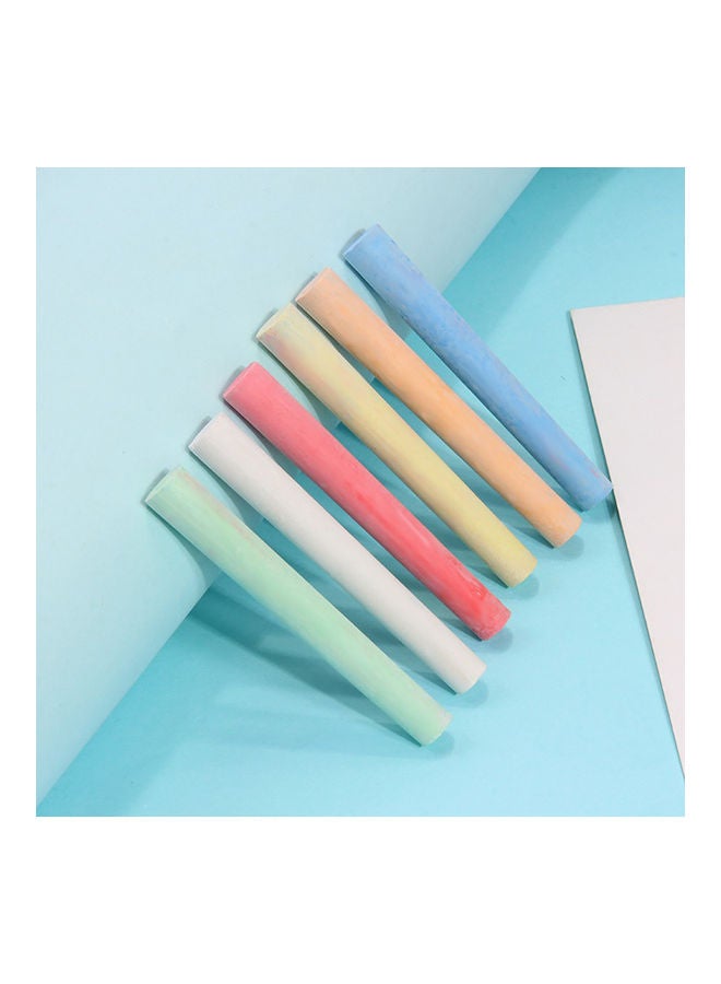 100 Sticks Dustless Drawing Painting Art Colorful Chalk School Office Supplies White - Image 4