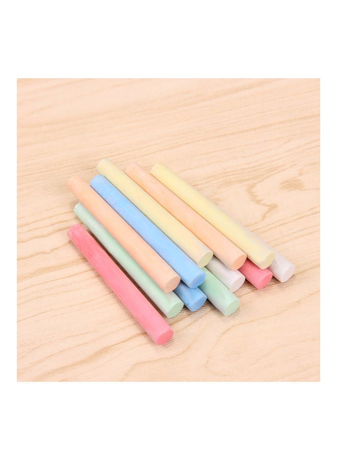 100 Sticks Dustless Drawing Painting Art Colorful Chalk School Office Supplies White - Image 5