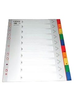PARTNER Color Divider Index 1-10 PT-46410 Multicolour  - Image 2