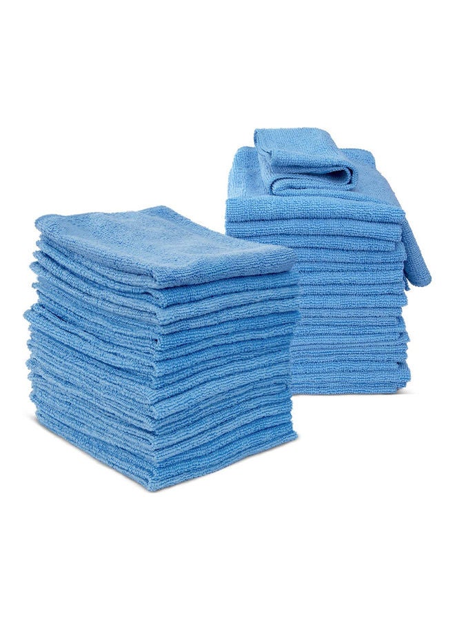 20 20 Planet CARE EVERYDAY Pack of 10 Microfiber Cleaning Cloth Blue 30x40centimeter  - Image 1