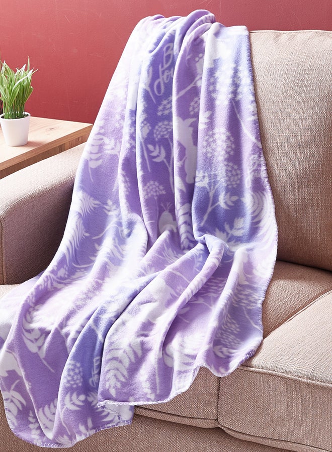 Disney Frozen Travel Throw Convertible With Pillow Polyester Purple/White 100x150x15cm - Image 3