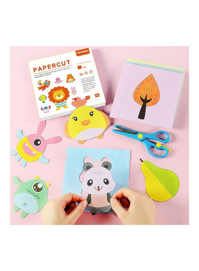 260-Piece DIY Paper Cutting Cartoon Hand Craft Toy Set 15.5X15.5X3cm - Image 2