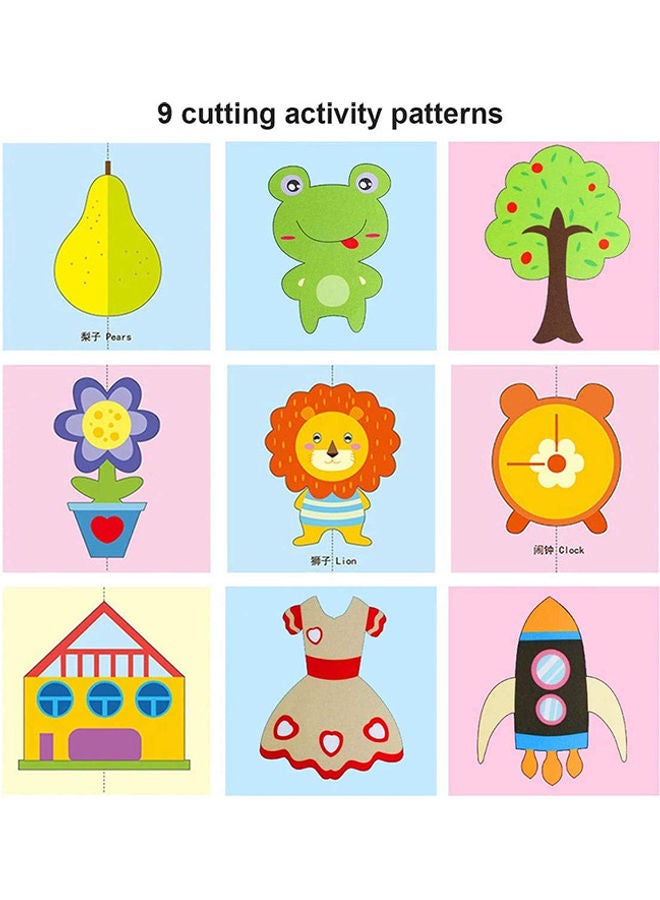 260-Piece DIY Paper Cutting Cartoon Hand Craft Toy Set 15.5X15.5X3cm - Image 3