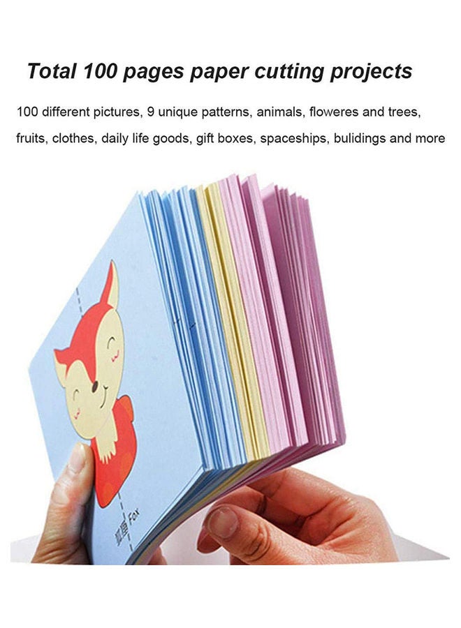 260-Piece DIY Paper Cutting Cartoon Hand Craft Toy Set 15.5X15.5X3cm - Image 5