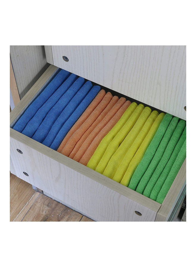 20 20 Planet CARE EVERYDAY Pack of 20 Microfiber Cleaning Cloth Multicolour 30x40centimeter  - Image 4