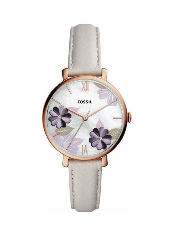 FOSSIL - Women's Jacqueline Es4672 Leather Watch - Image 1