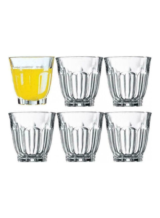 Luminarc 6-Piece Glass Tea Cup Set Clear 240ml  - Image 1