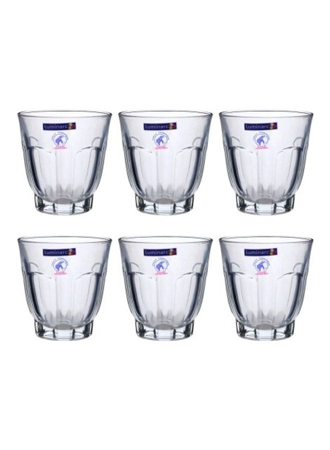 Luminarc 6-Piece Glass Tea Cup Set Clear 240ml  - Image 2